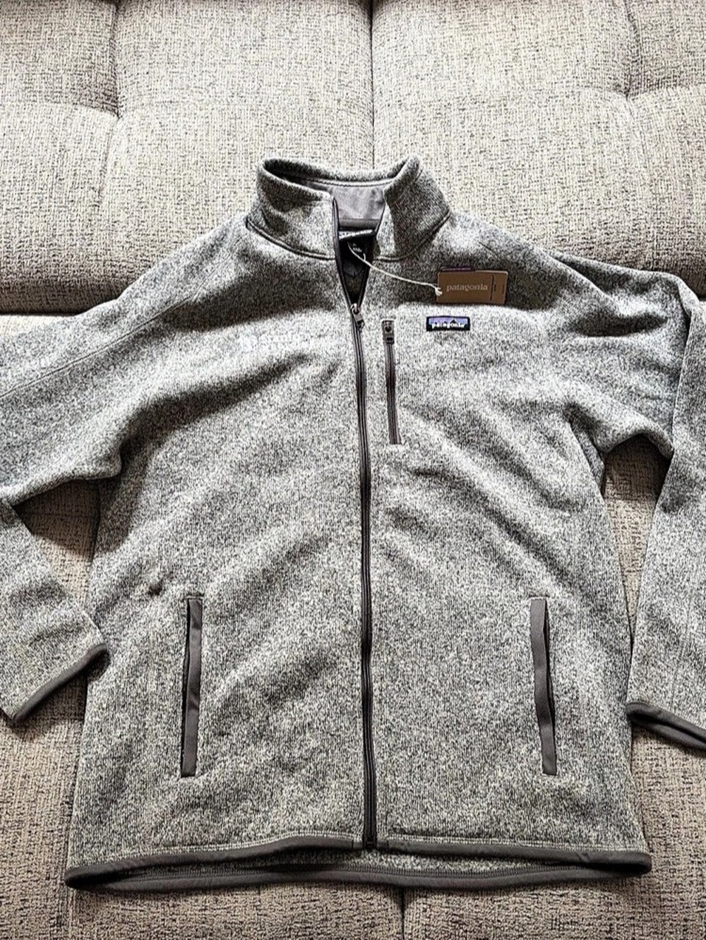 Patagonia Men's Better Sweater Jacket Gray Full-Zip Fleece XL